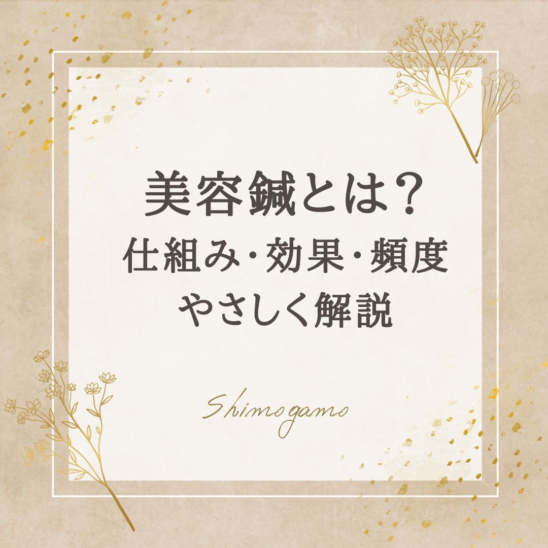 美容鍼とは？仕組み・効果・頻度までやさしく解説